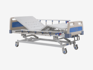 Icu 3 function bed  with aluminium railings