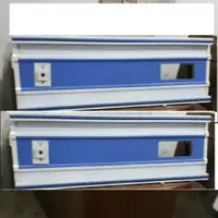 Aluminum Bed head panel double rail for medical gas pipeline system
