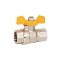 Isolation valve or ball valve butterfly type for medical gas pipeline system